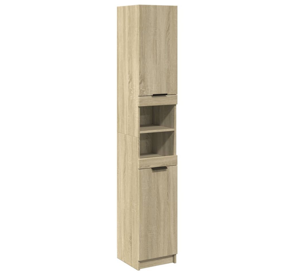 furnicato Waschtisch Badschrank Sonoma-Eiche 32x34x188,5 cm Holzwerkstoff von furnicato