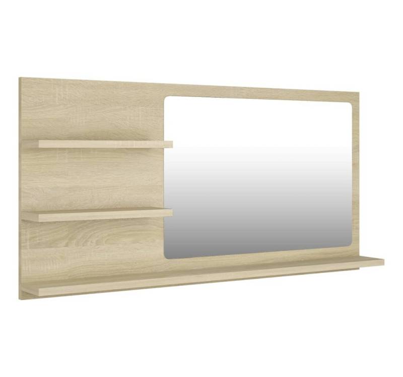 furnicato Waschtisch Badspiegel Sonoma-Eiche 90x10,5x45 cm Holzwerkstoff (1-St) von furnicato