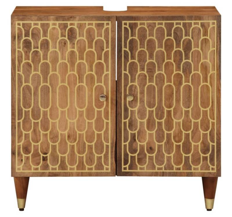 furnicato Waschtisch Waschbeckenunterschrank 62x33x58 cm Massivholz von furnicato