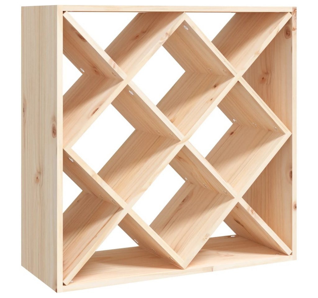 furnicato Weinregal 62x25x62 cm Massivholz Kiefer, 1-tlg. furnicato Weinregal 62x25x62 cm Massivholz Kiefer, 1-tlg. von furnicato