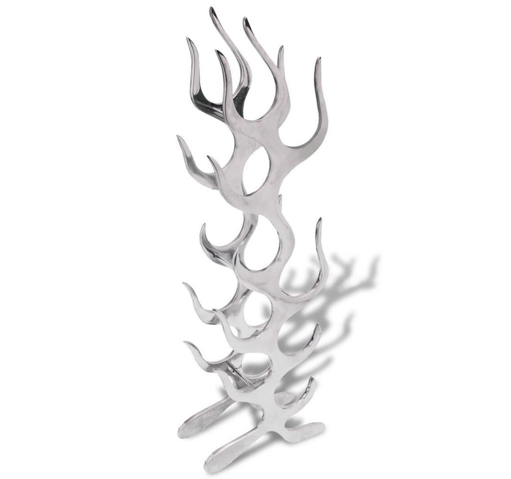 furnicato Weinregal Flammenform Aluminium Silber 9 Flaschen, 1-tlg. furnicato Weinregal Flammenform Aluminium Silber 9 Flaschen, 1-tlg. von furnicato