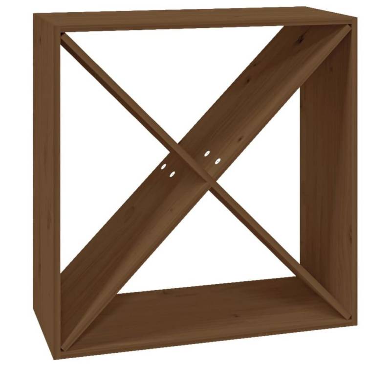 furnicato Weinregal Honigbraun 62x25x62 cm Massivholz Kiefer, 1-tlg. furnicato Weinregal Honigbraun 62x25x62 cm Massivholz Kiefer, 1-tlg. von furnicato