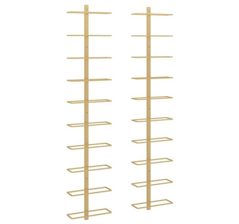 furnicato Weinregal Wand-Weinregale für 10 Flaschen 2 Stk. Golden Metall, 1-tlg. furnicato Weinregal Wand-Weinregale für 10 Flaschen 2 Stk. Golden Metall, 1-tlg. von furnicato
