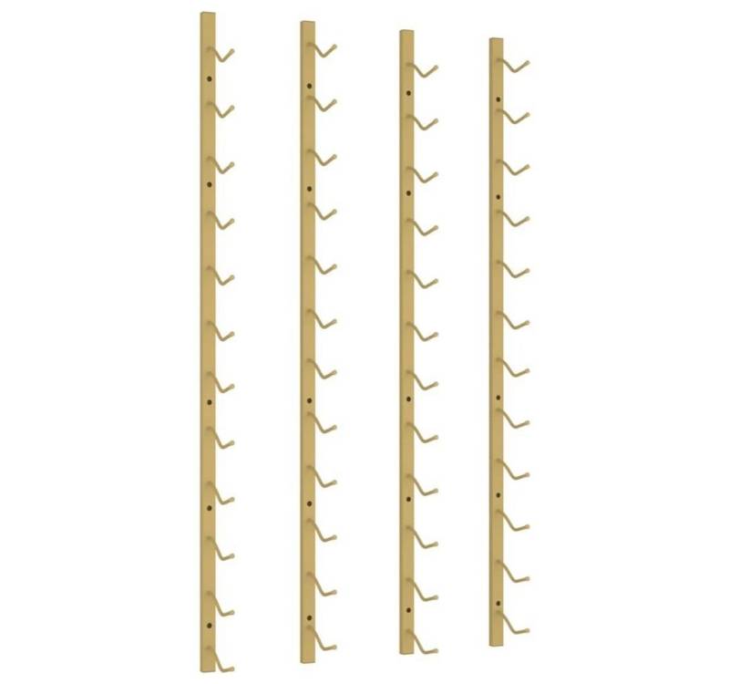 furnicato Weinregal Wand-für 12 Flaschen 2 Stk. Golden Eisen, 1-tlg. furnicato Weinregal Wand-für 12 Flaschen 2 Stk. Golden Eisen, 1-tlg. von furnicato