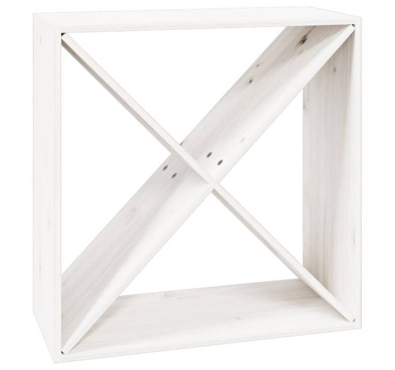 furnicato Weinregal Weiß 62x25x62 cm Massivholz Kiefer, 1-tlg. furnicato Weinregal Weiß 62x25x62 cm Massivholz Kiefer, 1-tlg. von furnicato