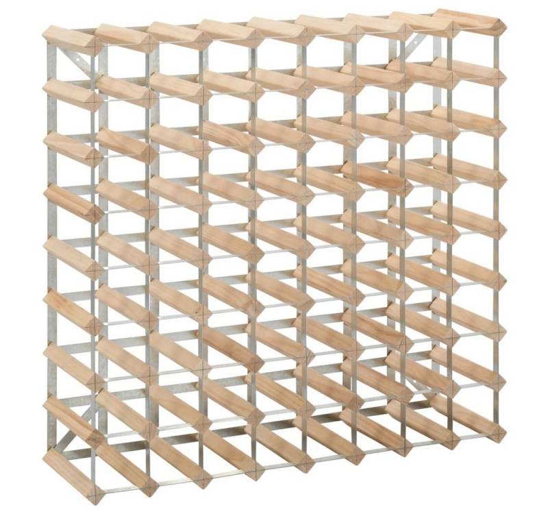 furnicato Weinregal für 72 Flaschen Massivholz Kiefer, 1-tlg. von furnicato