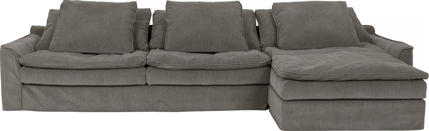 furninova Big-Sofa Sake, mit 6 Kissen, abnehmbarer Hussenbezug, Kissen mit Federn gefüllt von furninova