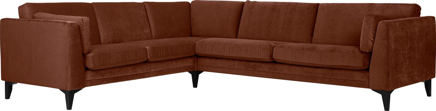 furninova Ecksofa Avignon, inklusive 2 Armlehnkissen, im skandinavischen Design von furninova