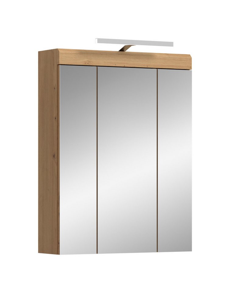 furnling Badezimmerspiegelschrank Scott mit Beleuchtung, Badschrank, Spiegelschrank, Breite 60 cm furnling Badezimmerspiegelschrank Scott mit Beleuchtung, Badschrank, Spiegelschrank, Breite 60 cm von furnling