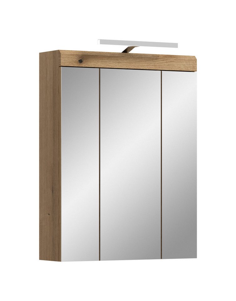 furnling Badezimmerspiegelschrank Scott mit Beleuchtung, Badschrank, Spiegelschrank, Breite 60 cm furnling Badezimmerspiegelschrank Scott mit Beleuchtung, Badschrank, Spiegelschrank, Breite 60 cm von furnling