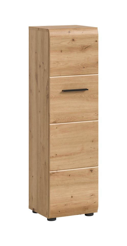 furnling Badkommode Ivy (1 St), 1 Tür, 4 Fächer, Höhe 106 cm, Artisan Oak von furnling