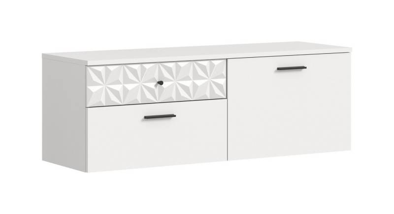 furnling Schuhschrank Prima 1 Klappe, 2 Schubladen, Schuhkommode, Flurmöbel, Breite ca. 110 cm von furnling