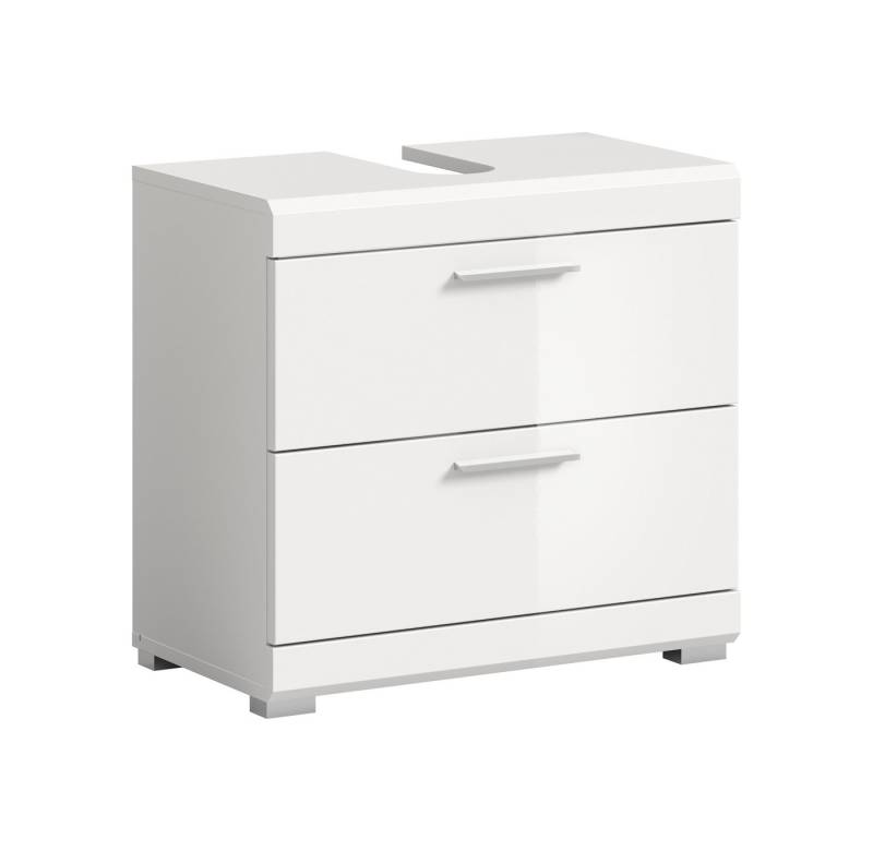 furnling Waschbeckenunterschrank Scott 2 Schubladen, Badmöbel, Badschrank, Badunterschrank, 60 cm breit von furnling