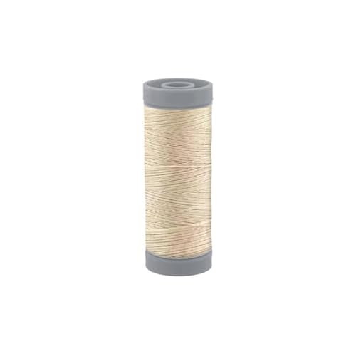 HT Jeansgarn/Nähgarn der Stärke 40, 24 Farben, 80 Meter, Farbe: 0002 - dunkle Creme von fuwi