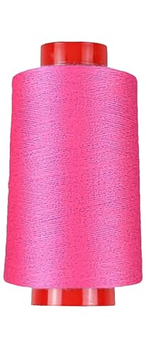 Overlockgarn in 80 Farben, 4000 m Konen, Overlock Nähgarn in Industriequalität (0012 - Rosa) von fuwi