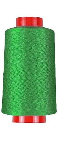 Overlockgarn in 80 Farben, 4000 m Konen, Overlock Nähgarn in Industriequalität (0143 - Grün) von fuwi