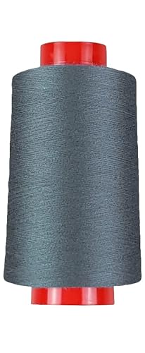 Overlockgarn in 80 Farben, 4000 m Konen, Overlock Nähgarn in Industriequalität (0165 - Eisengrau) von fuwi