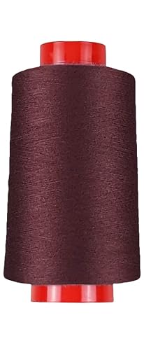 Overlockgarn in 80 Farben, 4000 m Konen, Overlock Nähgarn in Industriequalität (0425 - Schokolade) von fuwi