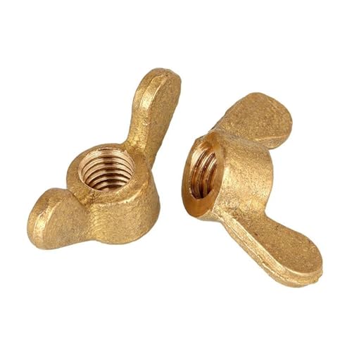 Flügelmuttern, Schmetterlingsmuttern, 1/2/5 Stück M3 M4 M5 M6 M8 M10 M12 M14 M16 M20 Abgerundete Flügelmuttern aus Messing, Schmetterlingsmutter aus Kupfer for Marine Flügelmuttern, Schmetterlingsmuttern, 1/2/5 Stück M3 M4 M5 M6 M8 M10 M12 M14 M16 M20 Abgerundete Flügelmuttern aus Messing, Schmetterlingsmutter aus Kupfer for Marine von fwqnvSI