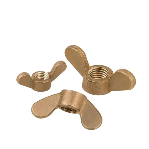 Flügelmuttern, Schmetterlingsmuttern, 1–10 Stück GB62 Messing-Schmetterlingsmutter, handfest anziehende Flügelmuttern M3 M4 M5 M6 M8 M10 M12 M16 M20 Messing-Handmutter Flügelmuttern, Schmetterlingsmuttern, 1–10 Stück GB62 Messing-Schmetterlingsmutter, handfest anziehende Flügelmuttern M3 M4 M5 M6 M8 M10 M12 M16 M20 Messing-Handmutter von fwqnvSI