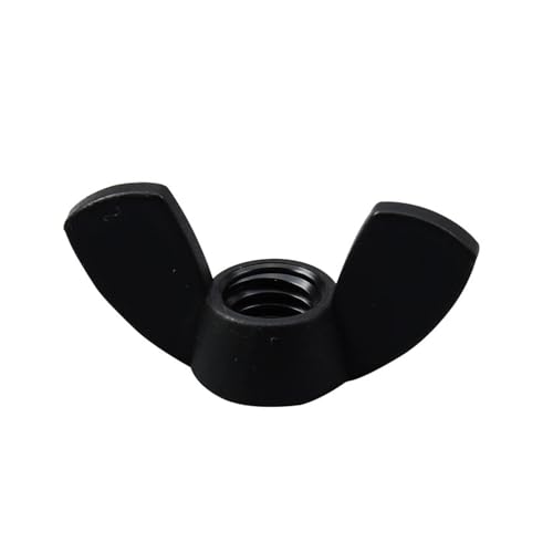 Flügelmuttern, Schmetterlingsmuttern, 1–50 Stück M3 M4 M5 M6 M8 M10 M12 Nylon-Flügelmutter Schwarze Kunststoff-Schmetterlingsmutter Kunststoff-Barrenmutter zur Montage von Bolzen und Schrauben Flügelmuttern, Schmetterlingsmuttern, 1–50 Stück M3 M4 M5 M6 M8 M10 M12 Nylon-Flügelmutter Schwarze Kunststoff-Schmetterlingsmutter Kunststoff-Barrenmutter zur Montage von Bolzen und Schrauben von fwqnvSI