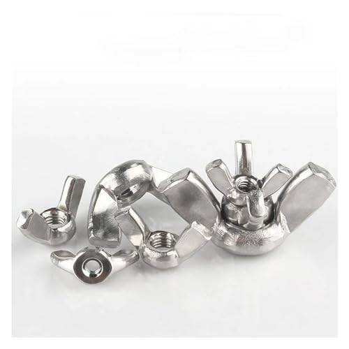 Flügelmuttern, Schmetterlingsmuttern, 10/5/2 Stück Schmetterlingsflügelmuttern 304 Edelstahl M3 M4 M5 M6 M8 M10 M12 Schmetterlings-Drehbarren-Flügelmutter Handfest anziehende Mutter Flügelmuttern, Schmetterlingsmuttern, 10/5/2 Stück Schmetterlingsflügelmuttern 304 Edelstahl M3 M4 M5 M6 M8 M10 M12 Schmetterlings-Drehbarren-Flügelmutter Handfest anziehende Mutter von fwqnvSI