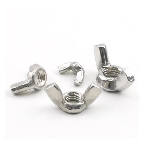 Flügelmuttern, Schmetterlingsmuttern, 2–20 Stück metrische Flügelmuttern M3 M4 M5 M6 M8 M10 M12 Edelstahl/verzinkte Schmetterlingsmuttern Flügelmuttern, Schmetterlingsmuttern, 2–20 Stück metrische Flügelmuttern M3 M4 M5 M6 M8 M10 M12 Edelstahl/verzinkte Schmetterlingsmuttern von fwqnvSI
