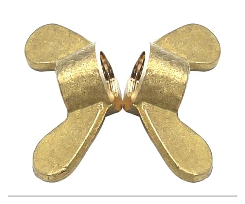 Flügelmuttern, Schmetterlingsmuttern, 2–5 Stück Schmetterlingsflügelmuttern aus Messing und Kupfer, M3, M4, M5, M6, M8, M10, M12, Material: Handfest anziehende Mutter Flügelmuttern, Schmetterlingsmuttern, 2–5 Stück Schmetterlingsflügelmuttern aus Messing und Kupfer, M3, M4, M5, M6, M8, M10, M12, Material: Handfest anziehende Mutter von fwqnvSI