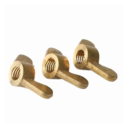 Flügelmuttern, Schmetterlingsmuttern, 2–5 Stück Schmetterlingsflügelmuttern aus Messing und Kupfer, M3, M4, M5, M6, M8, M10, M12, Material: Handfest anziehende Mutter Flügelmuttern, Schmetterlingsmuttern, 2–5 Stück Schmetterlingsflügelmuttern aus Messing und Kupfer, M3, M4, M5, M6, M8, M10, M12, Material: Handfest anziehende Mutter von fwqnvSI