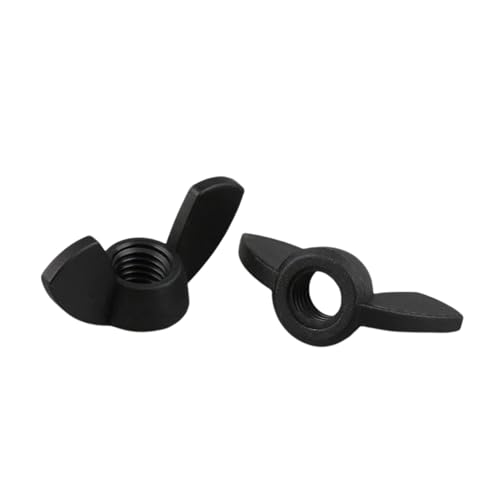 Flügelmuttern, Schmetterlingsmuttern, 5/10/25 Stück Schmetterlingsmuttern Flügelmuttern M3 M4 M5 M6 M8 M10 M12 Flügelmuttern aus Edelstahl/Nylon, handfest anziehen von fwqnvSI