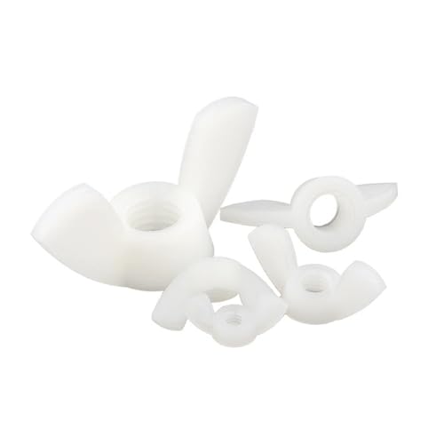 Flügelmuttern, Schmetterlingsmuttern, 5/10 Stück DIN315 Schmetterlingsflügelmuttern M3 M4 M5 M6 M8 M10 M12 Kunststoff-Nylon-Flügelmuttern, Mutter handfest anziehen, passend for Schraubenbolzen Flügelmuttern, Schmetterlingsmuttern, 5/10 Stück DIN315 Schmetterlingsflügelmuttern M3 M4 M5 M6 M8 M10 M12 Kunststoff-Nylon-Flügelmuttern, Mutter handfest anziehen, passend for Schraubenbolzen von fwqnvSI