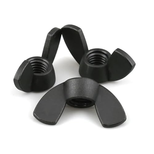 Flügelmuttern, Schmetterlingsmuttern, 5/10 Stück DIN315 Schmetterlingsflügelmuttern M3 M4 M5 M6 M8 M10 M12 Kunststoff-Nylon-Flügelmuttern, Mutter handfest anziehen, passend for Schraubenbolzen Flügelmuttern, Schmetterlingsmuttern, 5/10 Stück DIN315 Schmetterlingsflügelmuttern M3 M4 M5 M6 M8 M10 M12 Kunststoff-Nylon-Flügelmuttern, Mutter handfest anziehen, passend for Schraubenbolzen von fwqnvSI