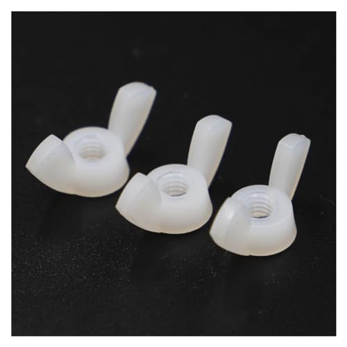 Flügelmuttern, Schmetterlingsmuttern, 5 Stück DIN315 Weiße und schwarze Nylon-Kunststoffmutter M3 M4 M5 M6 M8 M10 M12 Flügelmutter Schmetterlingsmutter Barren-Flügelmuttern Flügelmuttern, Schmetterlingsmuttern, 5 Stück DIN315 Weiße und schwarze Nylon-Kunststoffmutter M3 M4 M5 M6 M8 M10 M12 Flügelmutter Schmetterlingsmutter Barren-Flügelmuttern von fwqnvSI
