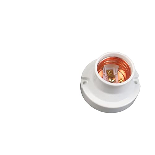 Lampenfassung, Glühbirnenfassung 4 Stück E27 Schraube Runde Umwandlung Flachlampenhalter 6A DIY Desktop Kleine Schraube LED Beleuchtung Kopf Basis Fassung 220V Lampenfassung, Glühbirnenfassung 4 Stück E27 Schraube Runde Umwandlung Flachlampenhalter 6A DIY Desktop Kleine Schraube LED Beleuchtung Kopf Basis Fassung 220V von fwqnvSI