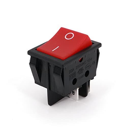 Power switch,rocker switch,Rocker Toggle Switch, Rocker Switch 5Pcs R Series 32x25mm 4Pin ON-Off High Current 20A DPST Rocker Switch von fwqnvSI