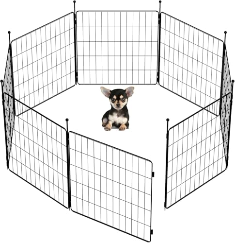 fxw MiniPaws Welpenauslauf für Welpen und Kleine Hunde, Erweiterbarer Laufstall für Innen- und Außenbereich, 60 cm, 8 Paneele fxw MiniPaws Welpenauslauf für Welpen und Kleine Hunde, Erweiterbarer Laufstall für Innen- und Außenbereich, 60 cm, 8 Paneele von fxw