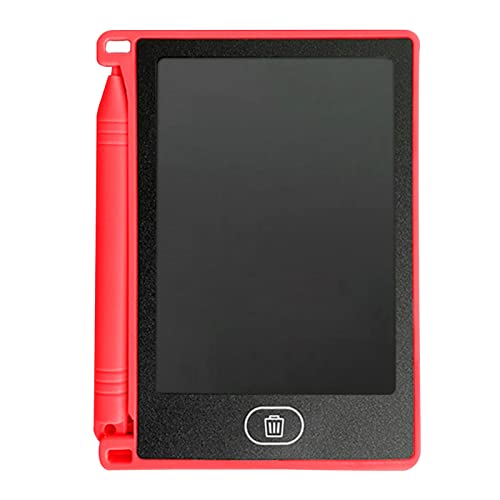 fxwtich LCD-Schreibtablett, langlebiges LCD-Schreibtablett, glattes Schreiben, geringer Stromverbrauch, hervorragend, tragbar, 11,1 cm, Rot von fxwtich