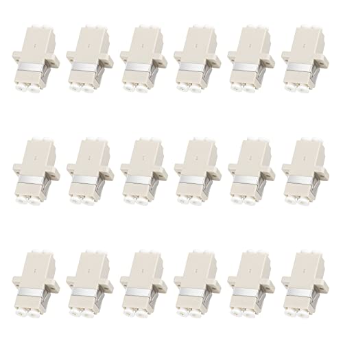 fyboptwu- 8 Stück LC Glasfaser-Koppler-Adapter LC auf LC Kupplung Duplex Multimode-Stecker LC-LC Buchse auf Buchse Duplex Multi-Mode-Adapter von fyboptwu