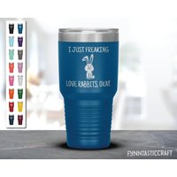 I Just Freaking Love Kaninchen, Okay Becher, Kaninchen Liebe Geschenke von fynntasticcraft