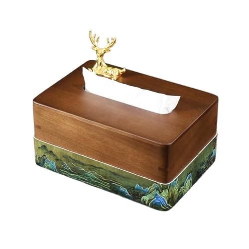 Taschentuchbox Kreative Holz Desktop Tissue Box High-End-Hotel Homestay Serviette Gesichts Spender Ornamente Taschentuchhalter Taschentuchbox Kreative Holz Desktop Tissue Box High-End-Hotel Homestay Serviette Gesichts Spender Ornamente Taschentuchhalter von gC7aHx8