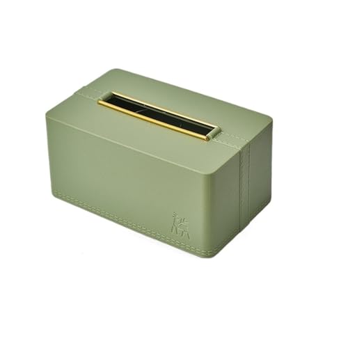 Taschentuchbox Kreativer Taschentuchboxhalter, rechteckiger Serviettenspender aus Kunststoff for Badezimmer, Küche, Schlafzimmer, Wohnzimmer Taschentuchhalter(Green) von gC7aHx8