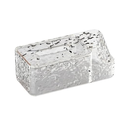Taschentuchbox Taschentuchbox, Wasserwelle, transparent, for Wohnzimmer, Schreibtisch, multifunktionale Aufbewahrungsbox Taschentuchhalter(Transparent) von gC7aHx8