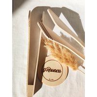 Personalisierte Grillzange | 29cm, Buchenholz, Graviert, Mit Name Oder Spruch, Fleischzange Personalisierte Grillzange | 29cm, Buchenholz, Graviert, Mit Name Oder Spruch, Fleischzange von gRavaco