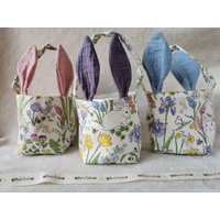 Osterkörbchen Kinder Osterkörbe Für Hasenbeutel Eier Suchen Erstes Ostern Baby Oster Beutel Geschenk Korb von gaenschenentlein