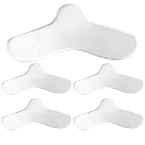 CPAP Gel Nasenpads - 5 Stück -sal Silikon Atemgerät Nasenschutz Komfortpolster Weiche CPAP Kissen Zubehör Für Meisten CPAP Masken von gafdu