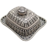 Butterdose Handbemalt Schwarz/Weiß Butterdose Handbemalt Schwarz/Weiß von gallundzick