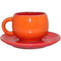 Espressotassen Mit Unterteller Orange Set/4 Espressotassen Mit Unterteller Orange Set/4 von gallundzick