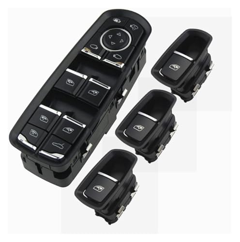 Fensterschalter Vorne Links Kompatibel mit P&orsche Kompatibel mit Panamera Kompatibel mit Cayenne Kompatibel mit Macan 2010-2018 Power Driver Fenster Control Console Auto Push Button Switches von gangxiao