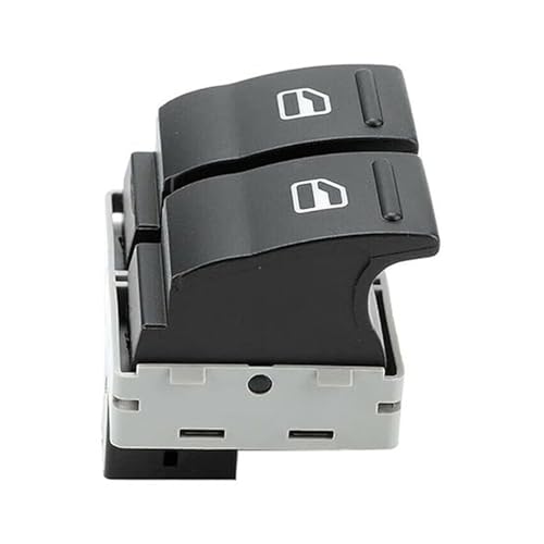 Fensterschalter Vorne Links Kompatibel mit VW Kompatibel mit Multivan Kompatibel mit Transporter T5 Auto Elektrische Tür Fenster Doppel 7E0959855A9B9 Push Button Schalter von gangxiao