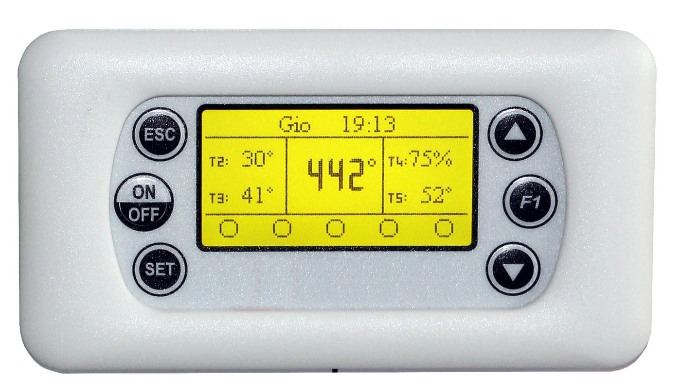 ganz24 Thermodetektor Environ Universal Temperatursteuerung mit 5 Eingängen und 5 Relais, Vielseitig einstellbar von ganz24